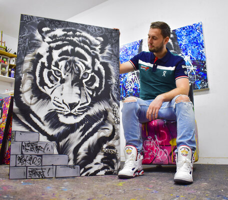 Vincent Bardou nello studio