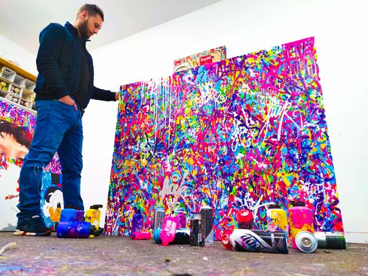 Vincent Bardou nello studio