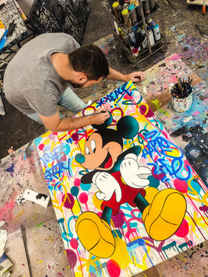 Vincent Bardou nello studio