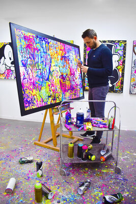 Vincent Bardou nello studio