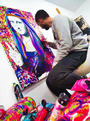 Vincent Bardou nello studio