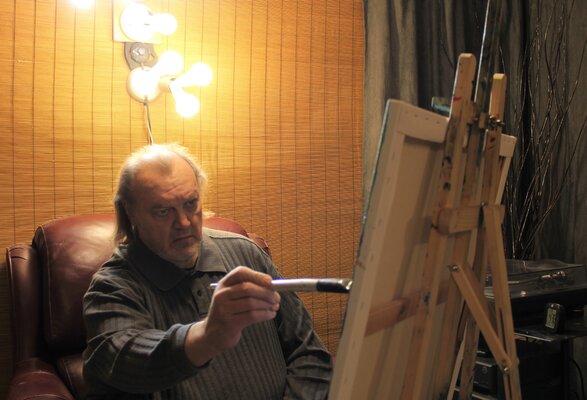 Serguei Borodouline nello studio