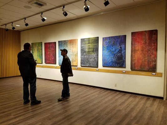 Dale Voelker in de studio: 2018 Solo Show – Altadena, CA