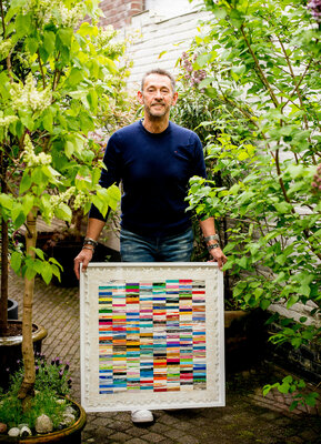 Marcus Akerman in de studio