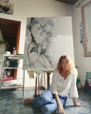 Petra Kaindel in the Studio