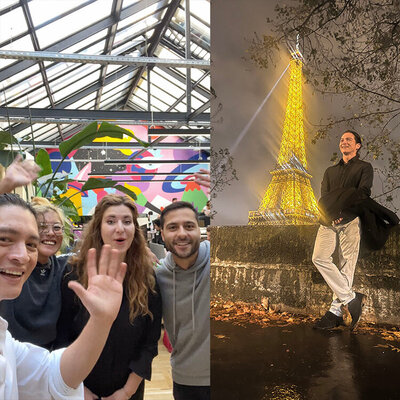 Carlos Pun nello studio: In Singulart Head Quarters! Dream Team - Paris , France