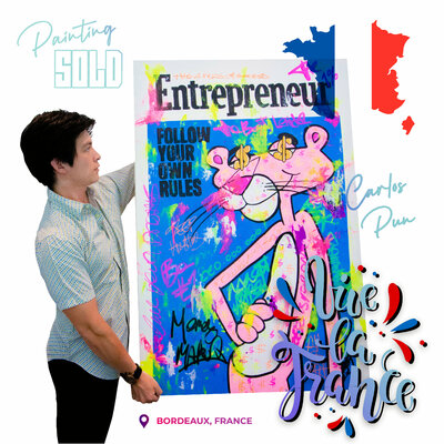 Carlos Pun nello studio: Art Collectors from all over the World