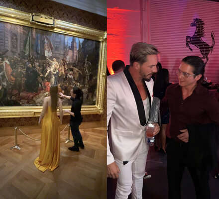 Carlos Pun nello studio: National Museum Warsaw - Ferrari Art Exhibition Miami