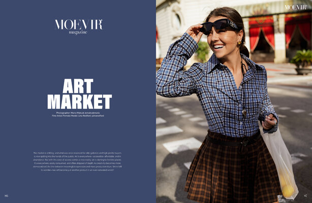 Lina Redford in de studio