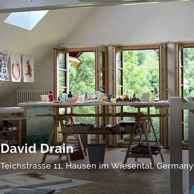 David Drain dans le studio