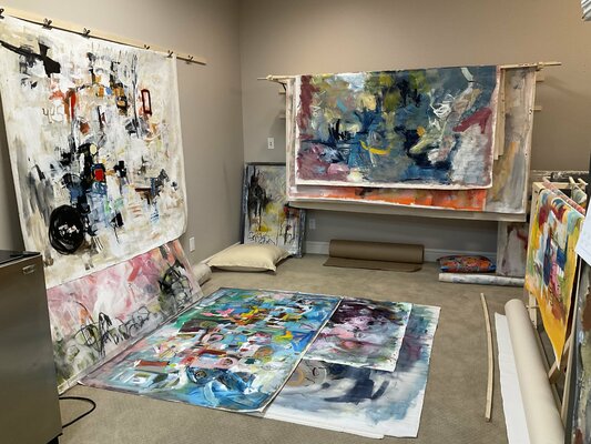 Marie Manon Corbeil in the Studio: My inventory of artworks
