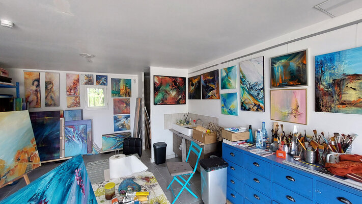 Françoise Dugourd-Caput im Studio: Autre décor