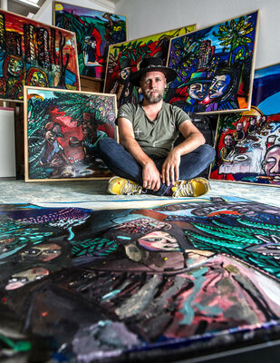 Erik Neimeijer en el estudio