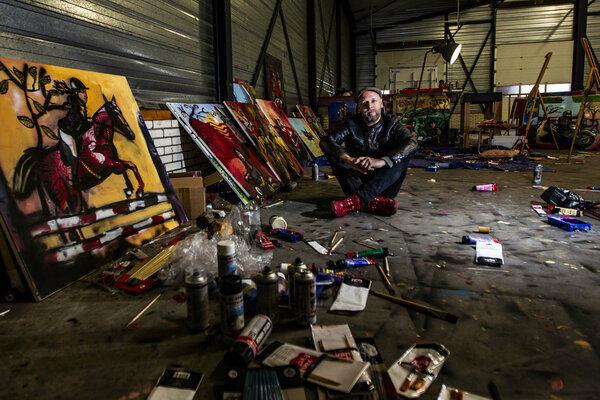 Erik Neimeijer en el estudio