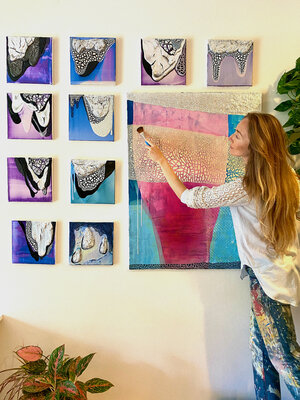 Yulia Lastochkina en el estudio