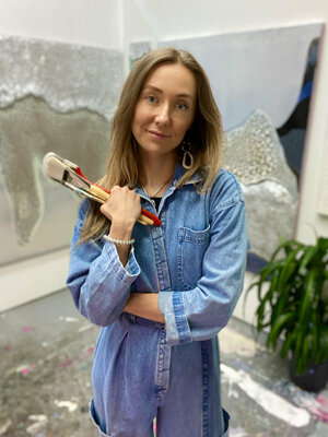 Yulia Lastochkina en el estudio