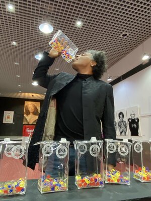 Michel Acosta Perez en el estudio