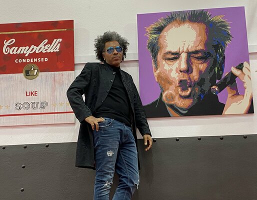 Michel Acosta Perez en el estudio