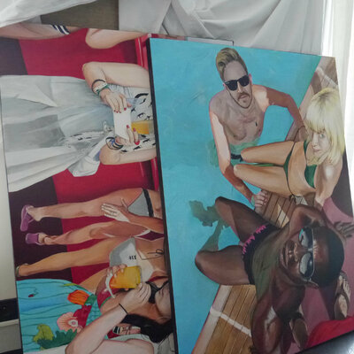 Vincent Gautier en el estudio