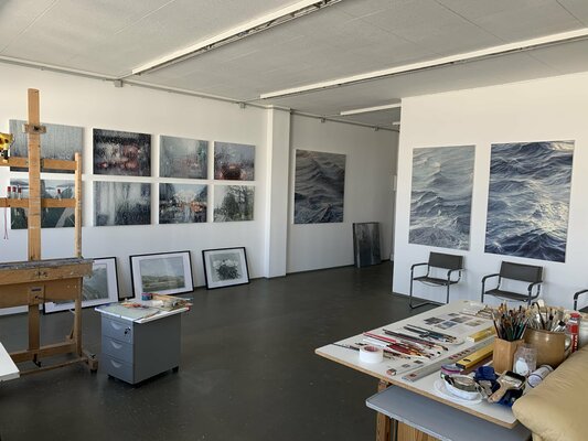 Sergej Sologub in the Studio: Atelier  Köln