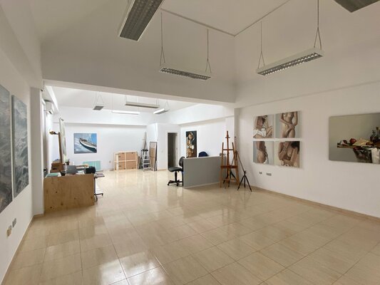 Sergej Sologub in the Studio: Atelier Benalmadena bei Malaga. Spanien