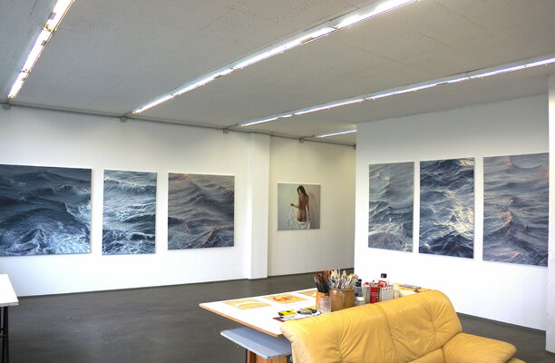 Sergej Sologub in the Studio: Atelier  Köln