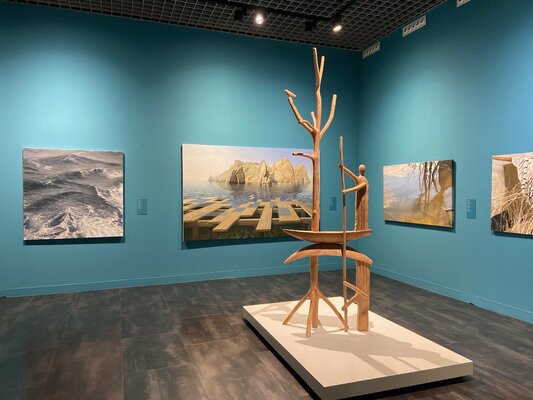 Sergej Sologub in the Studio: Coleccion del Museo Ruso Malaga