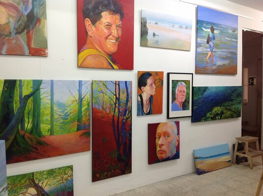 Karen Kruse im Studio: Estudio en Madrid