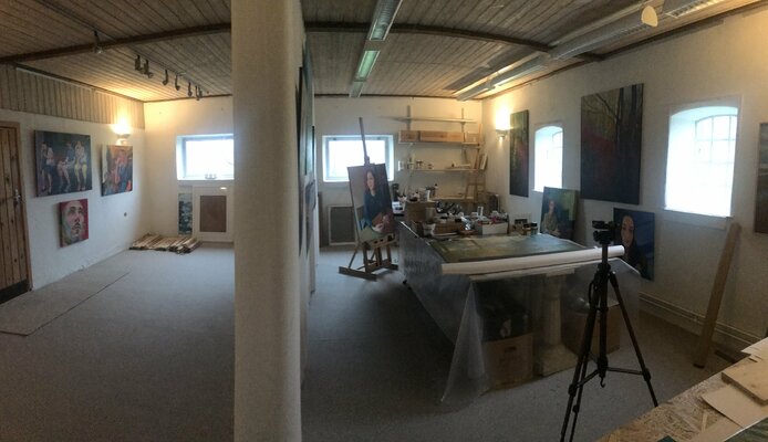 Karen Kruse im Studio: Estudio en Vejle