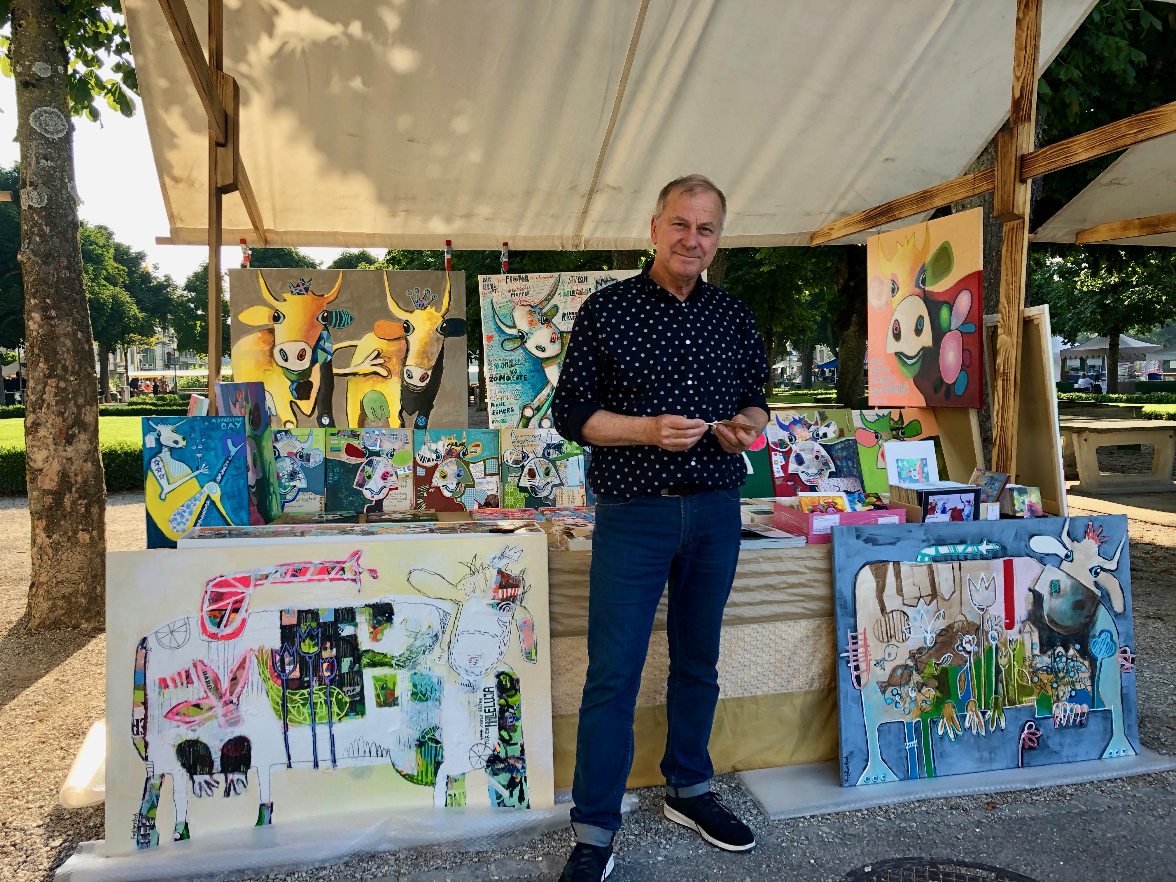 Mostra Neue Bilder, neue Farben - Fredi Gertsch