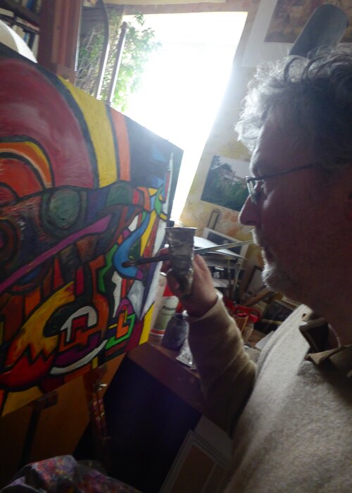 Illusionen einer Rosenknospe by Thomas Riechmann (2025) : Painting Oil ...