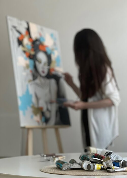 Maryna Dobrova op Singulart