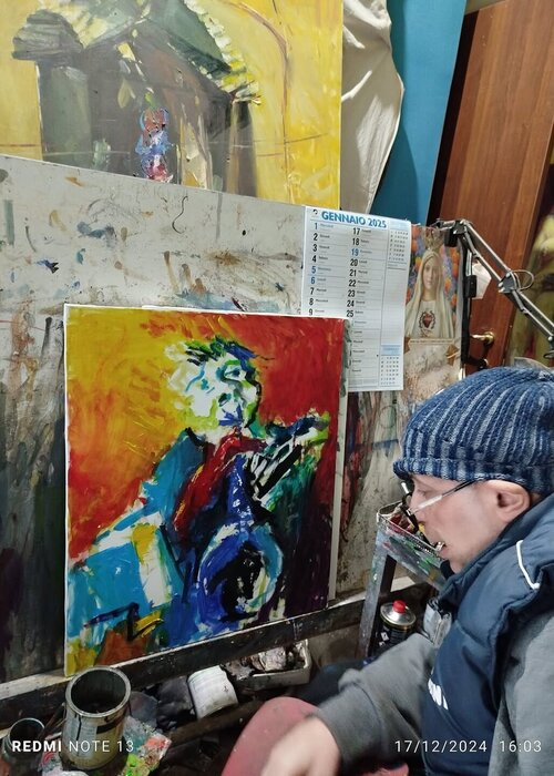 salvatore in arte girardi de stefano in ate discepolo sur Singulart