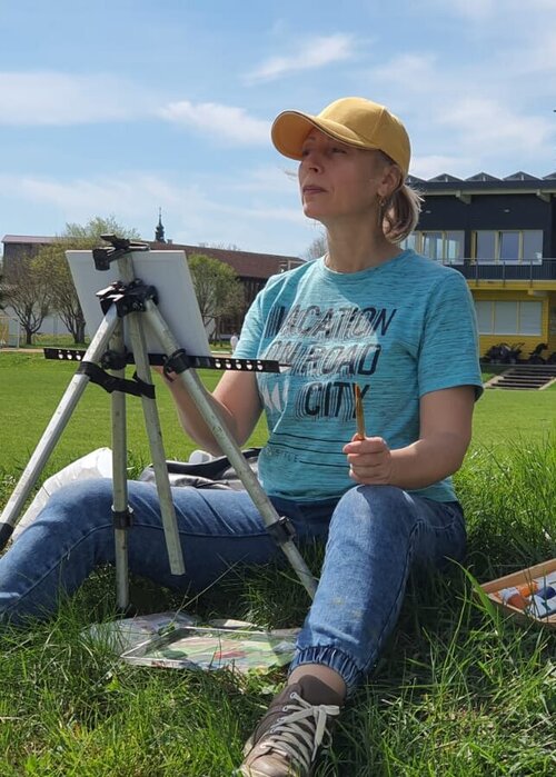 Yuliia Panzlik auf Singulart