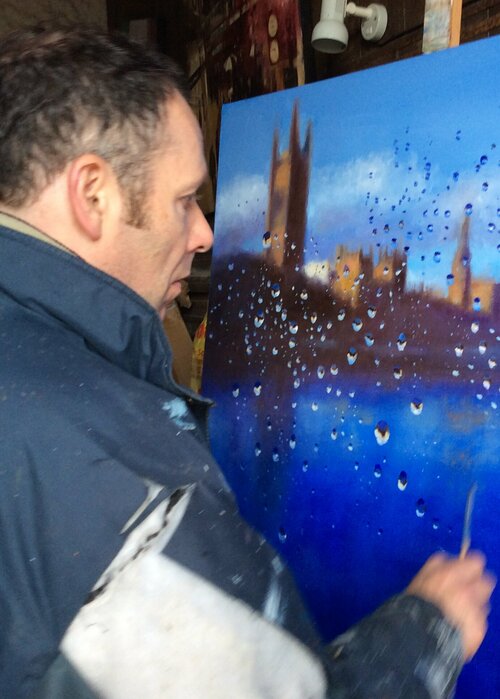 Test River Revisited by John Welsh (2019) Painting Oil on Canvas SINGULART