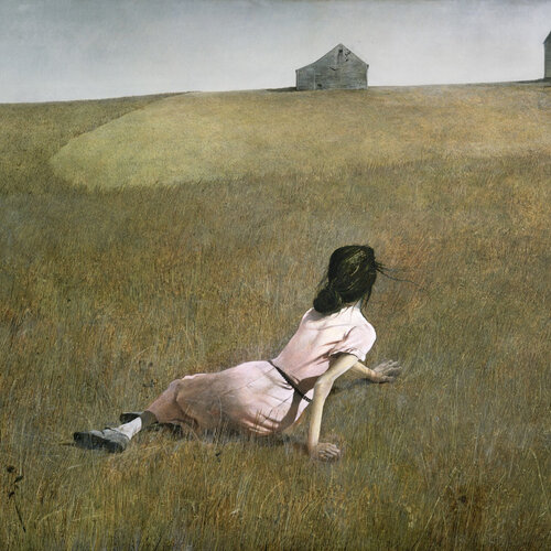 April Wind by Andrew Wyeth (N.D) : Print Lithography on
