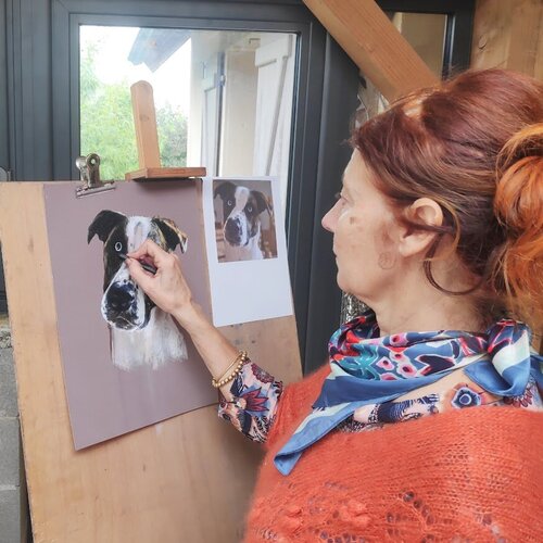 Volg Christine DESTOUCHES Bourriquet op Singulart