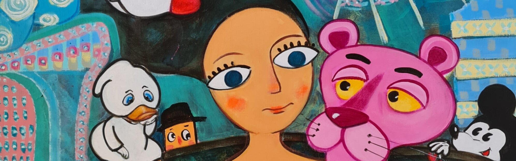 Exposición Зелёная трава на белом снегу - Natalie Shiporina