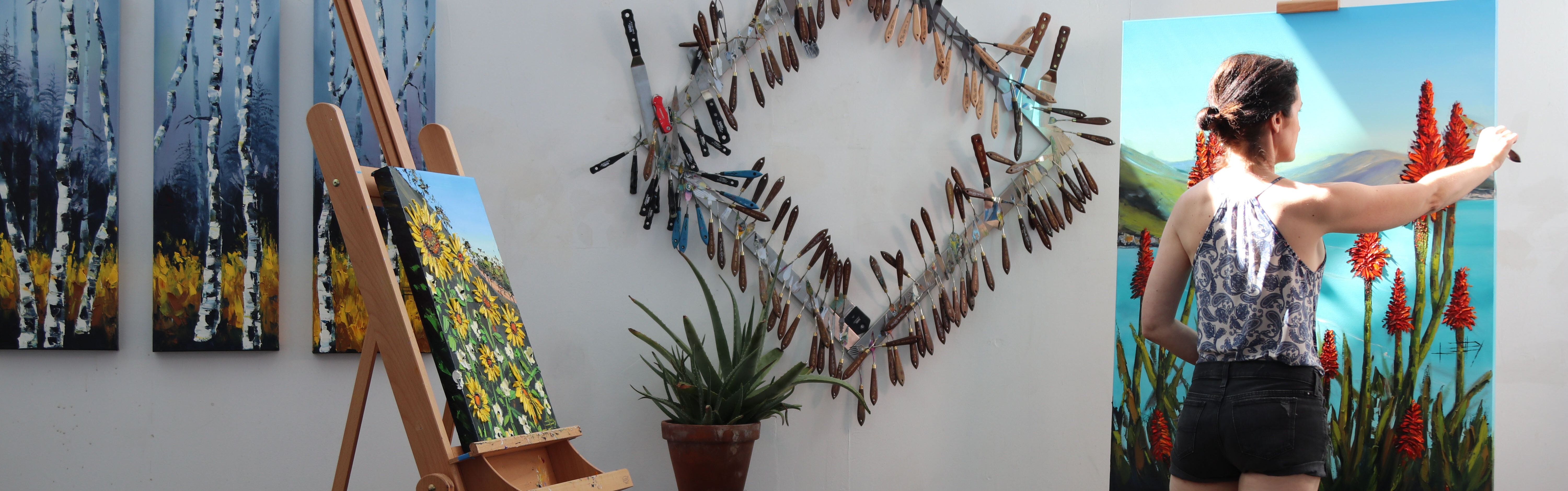 Exposición El abrazo de la naturaleza - Lisa Elley