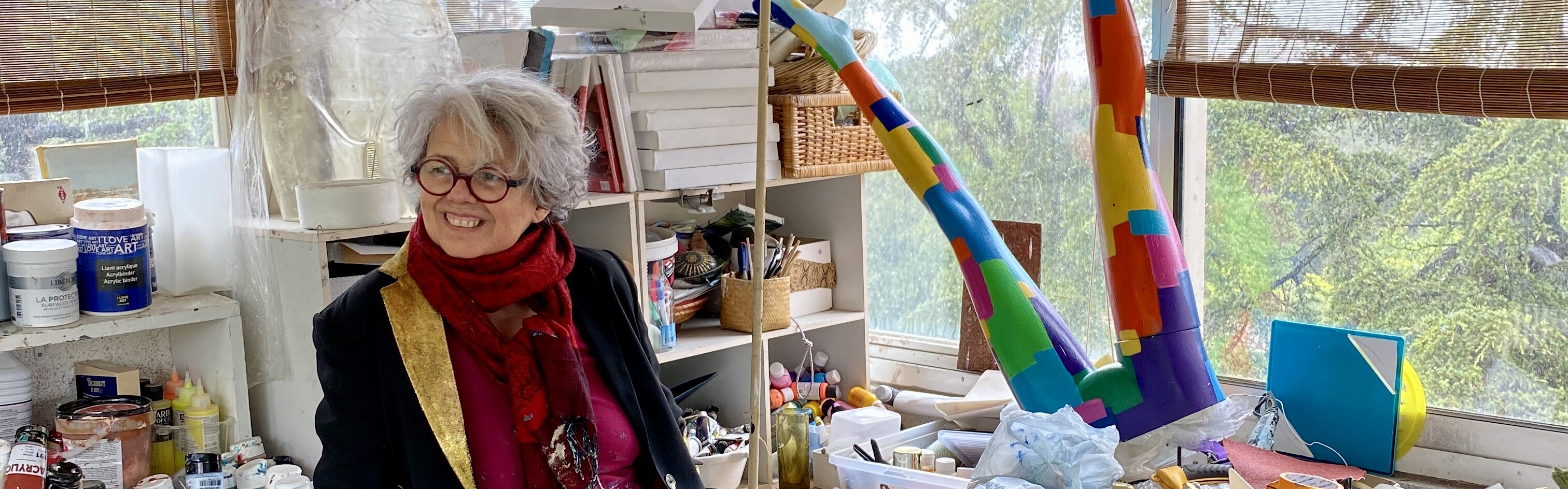 Exposición « Mon nouvel atelier » - Brigitte Dravet