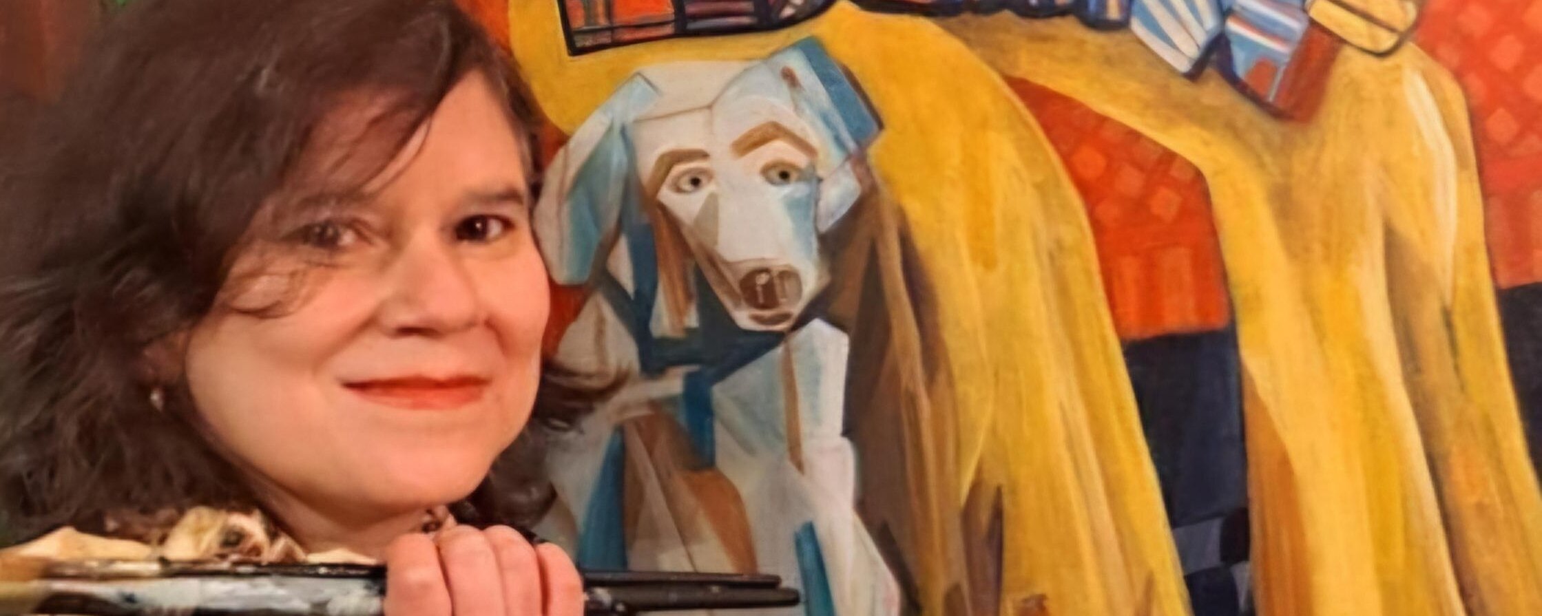 Exposición Cross Lines Exposición Global de Pintura - Erika Medelius