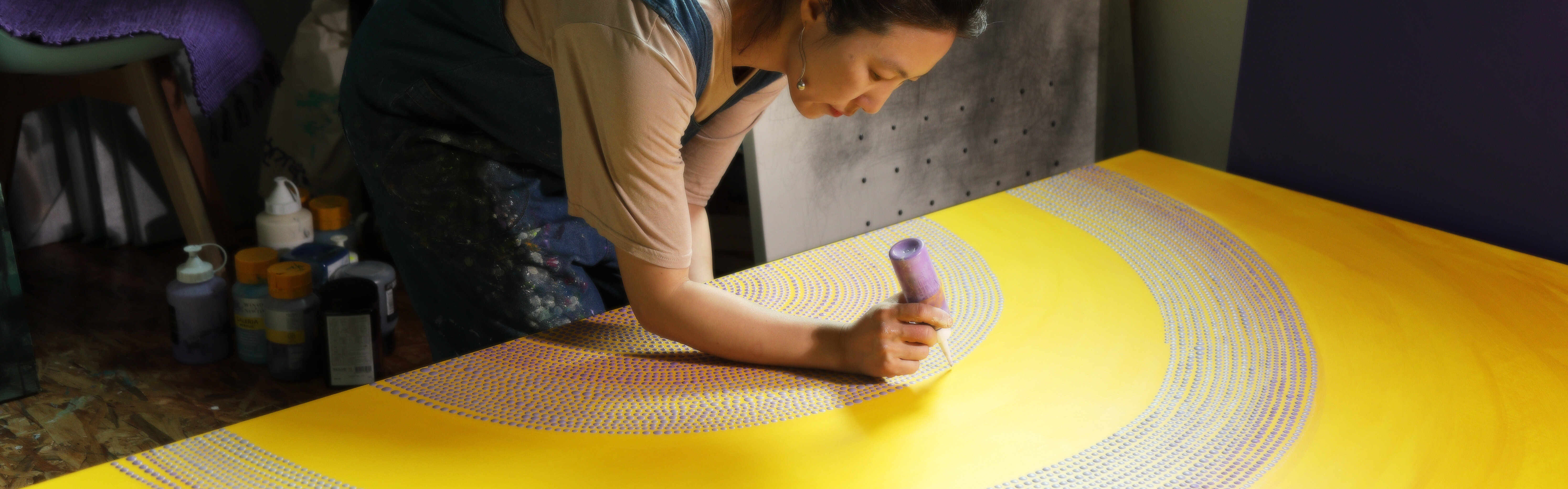 Exposición De un ● a un punto - Kyung-hee Byun