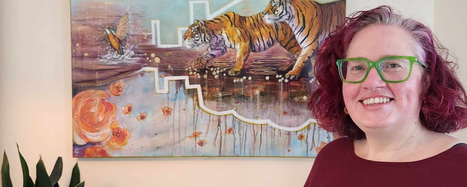 Exposición de primavera del Gremio de Artistas de Torbay - Karine Jeuffroy