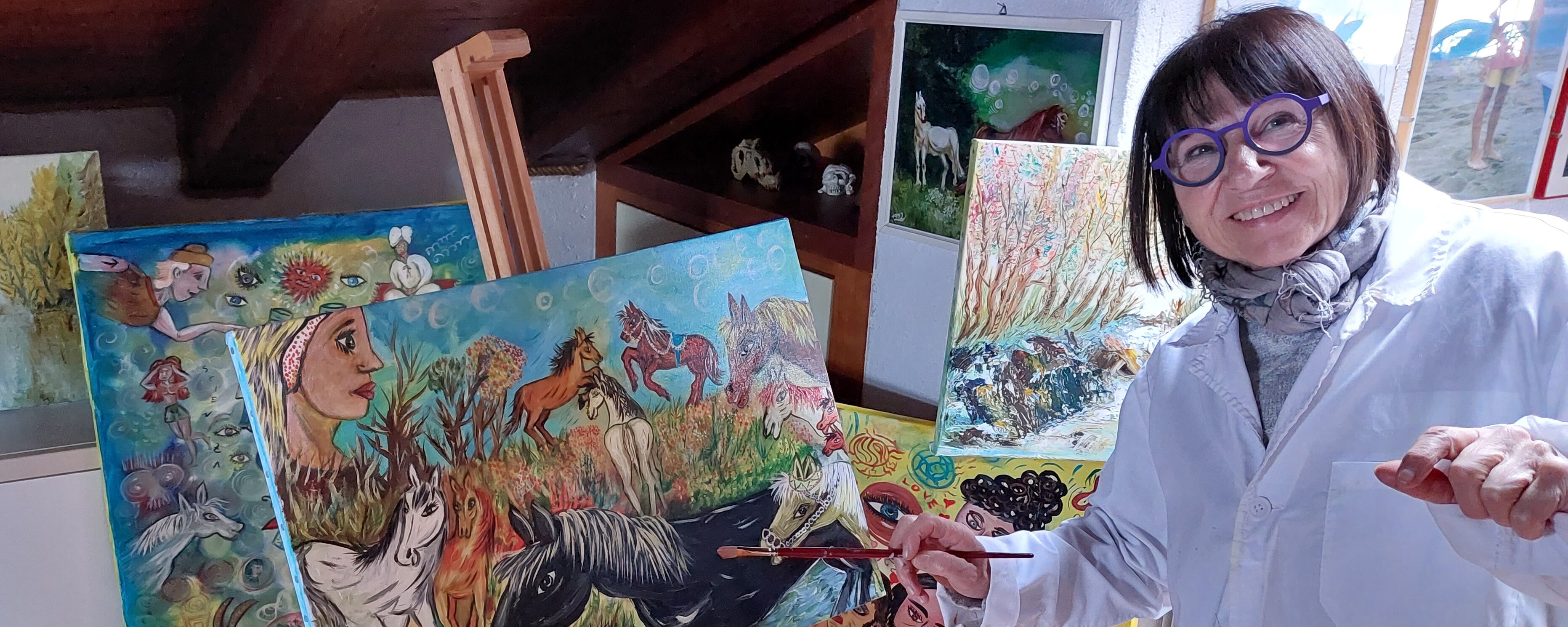 Exposición ARTE SENZA CONFINI -MOSTRA PERSONALE - Franca Fabrizio