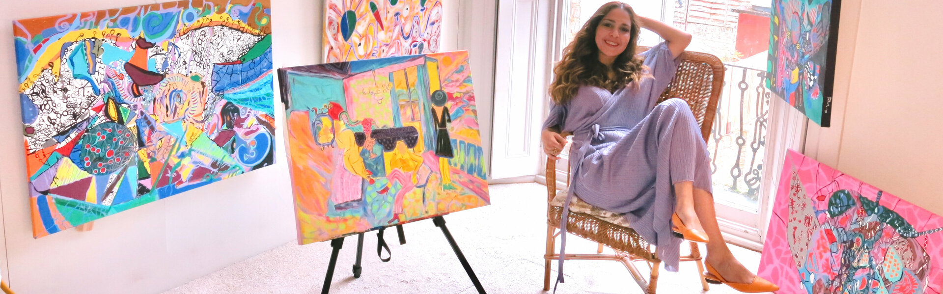 Ozlem Thompson Kunst te koop