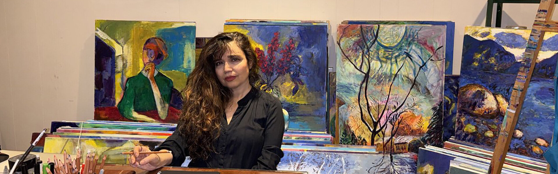 Maria Zamani Kunst te koop