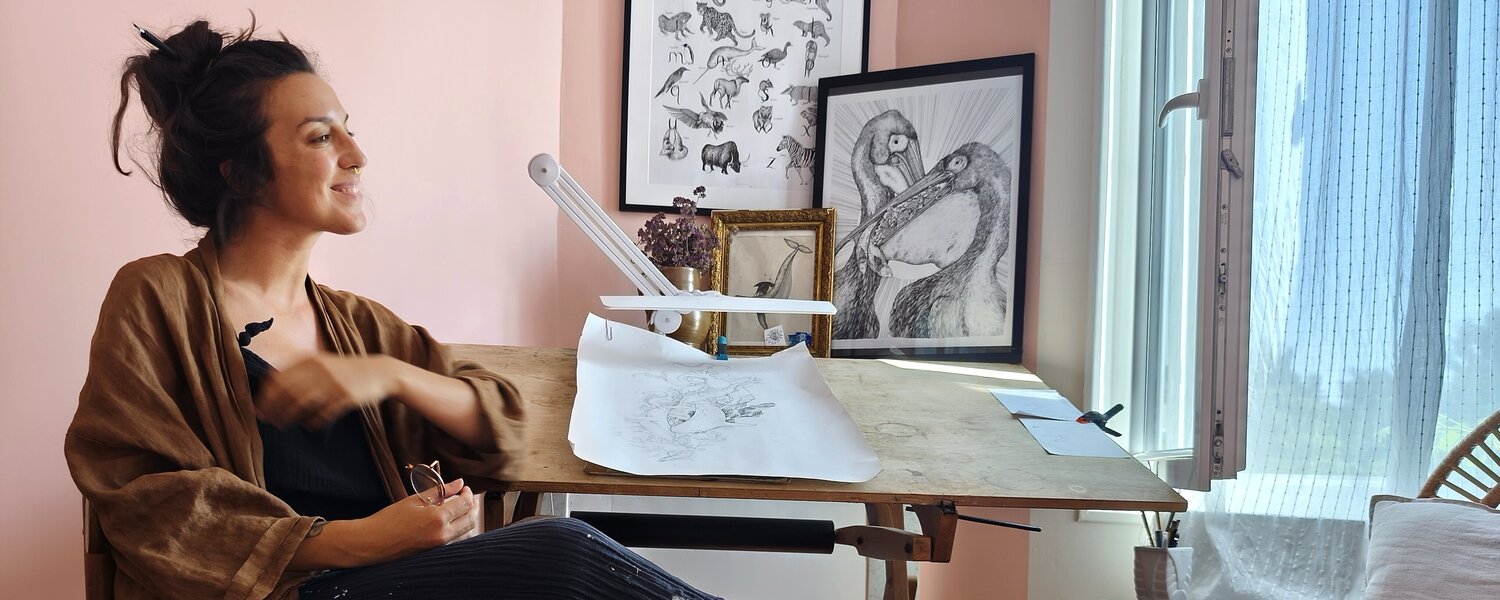 La Baleine & La Corneille . Kunst te koop