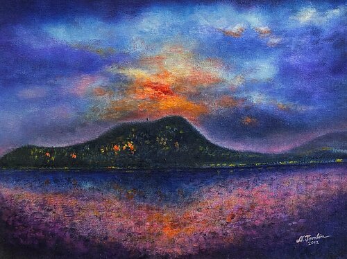 The Gathering Storm de David Tomlin, Pintura a la venta en Singulart
