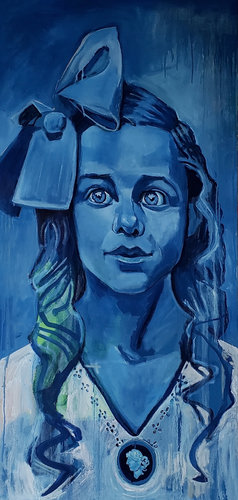 "Aunt Alice When She Was a Bedazzled Youngster" SOLD van Shelton Walsmith, Schilderij te koop op Singulart