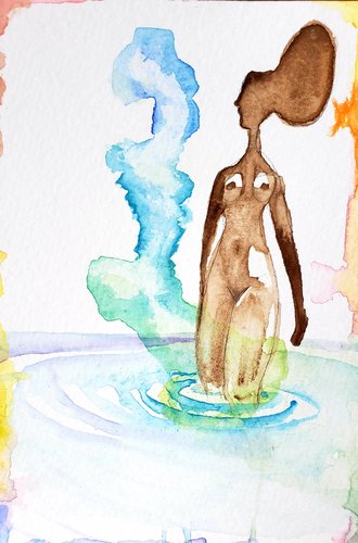 Bather by Shelton Walsmith, Work on Paper for Sale on Singulart